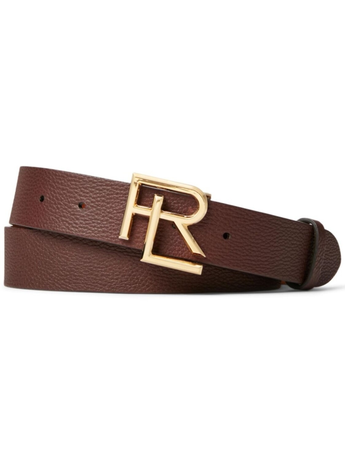 

Ремень с пряжкой-логотипом Ralph Lauren Purple Label, коричневый