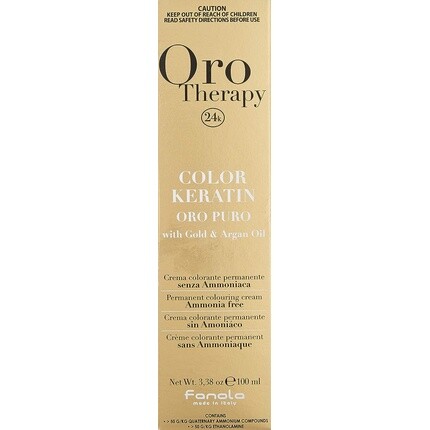 Краска для волос без аммиака Oro Therapy, 5.0 Светлый каштан, 100 мл, Fanola — фото 2