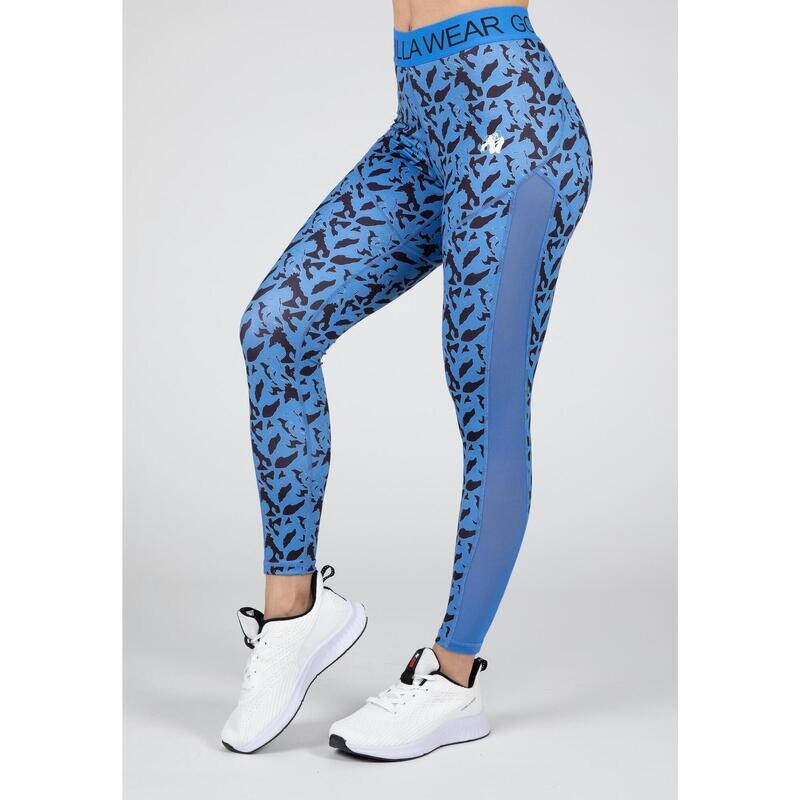 

Женские леггинсы Osseo - синие GORILLA WEAR, цвет azul