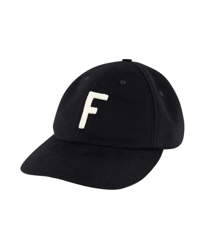

Черная шерстяная бейсболка, ручная работа, Италия. Fear Of God, черный