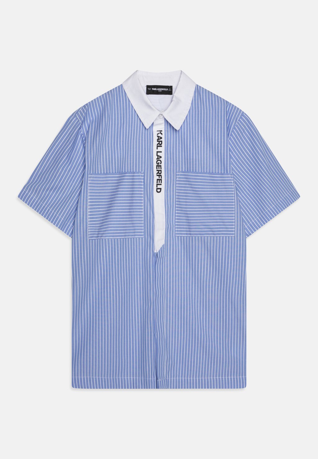 

Рубашка SHORT SLEEVE KARL LAGERFELD KIDS, светло-голубой