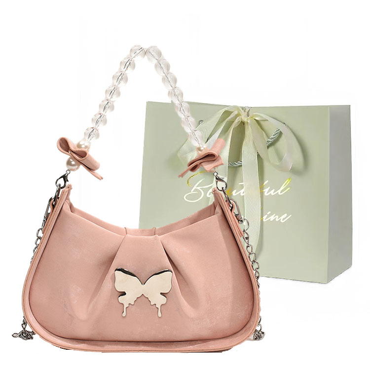 

JIANGLIDA Женская сумка через плечо, Pink+Shopping Bag