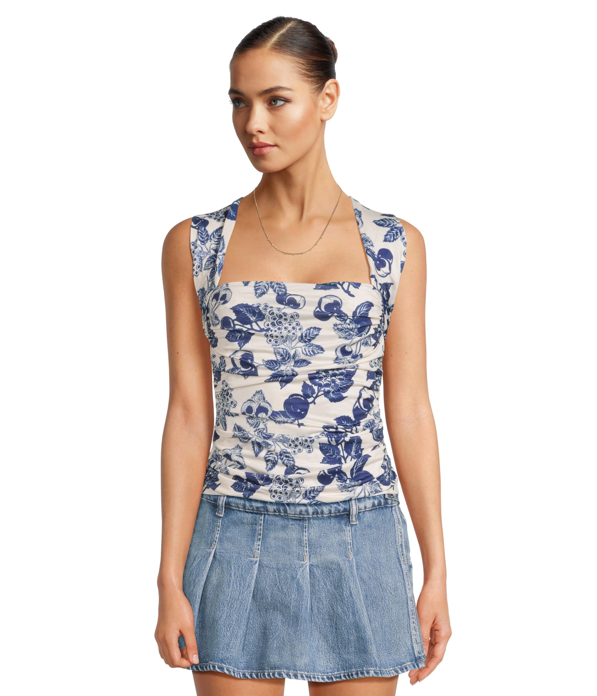 

Топ Free People Tommie Knit Top, Ivory Combo
