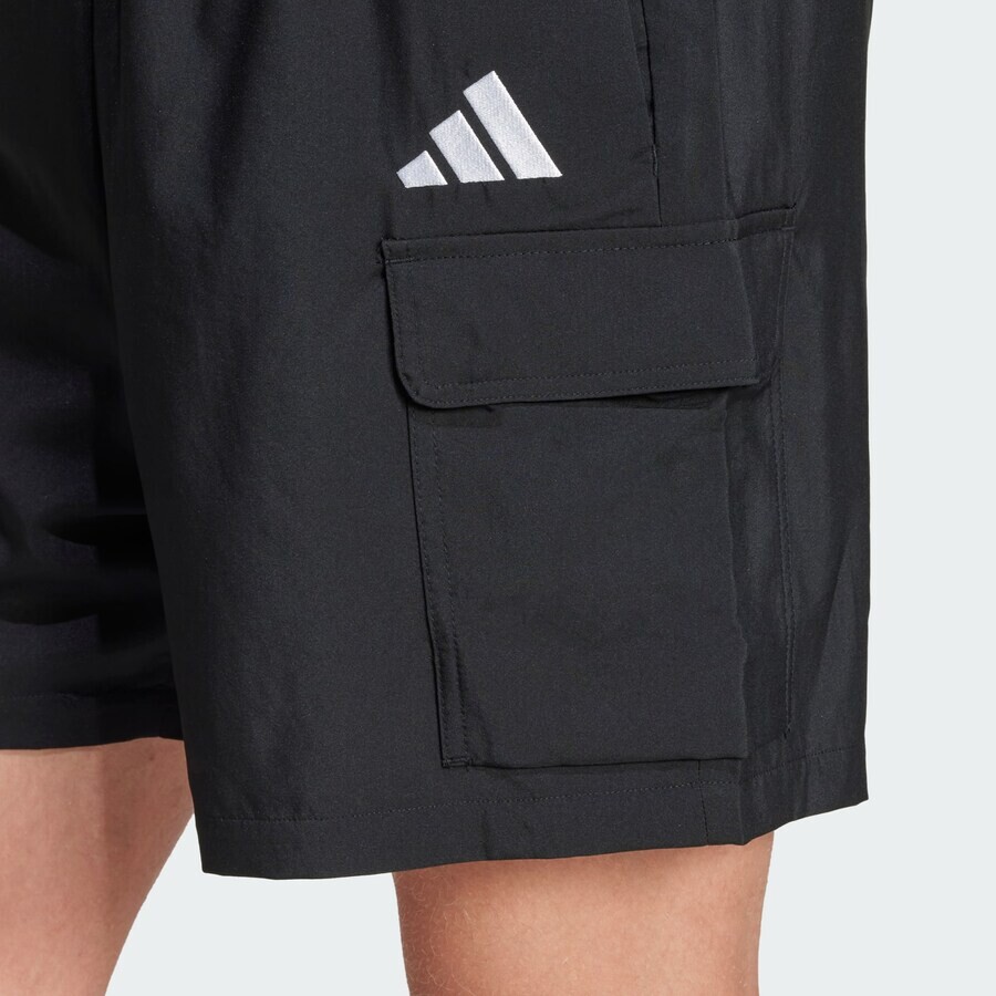 Шорты ADIDAS SPORTSWEAR Regular Workout Pants Essentials, черный — фото 4