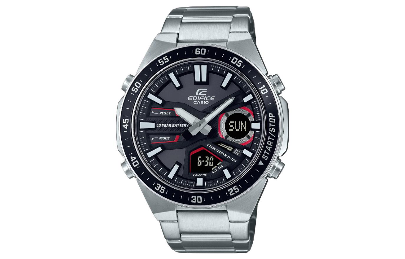 

CASIO Часы Men EDIFICE 51.3mm Black Watch EFV-C110D-1A4V, Black Dial