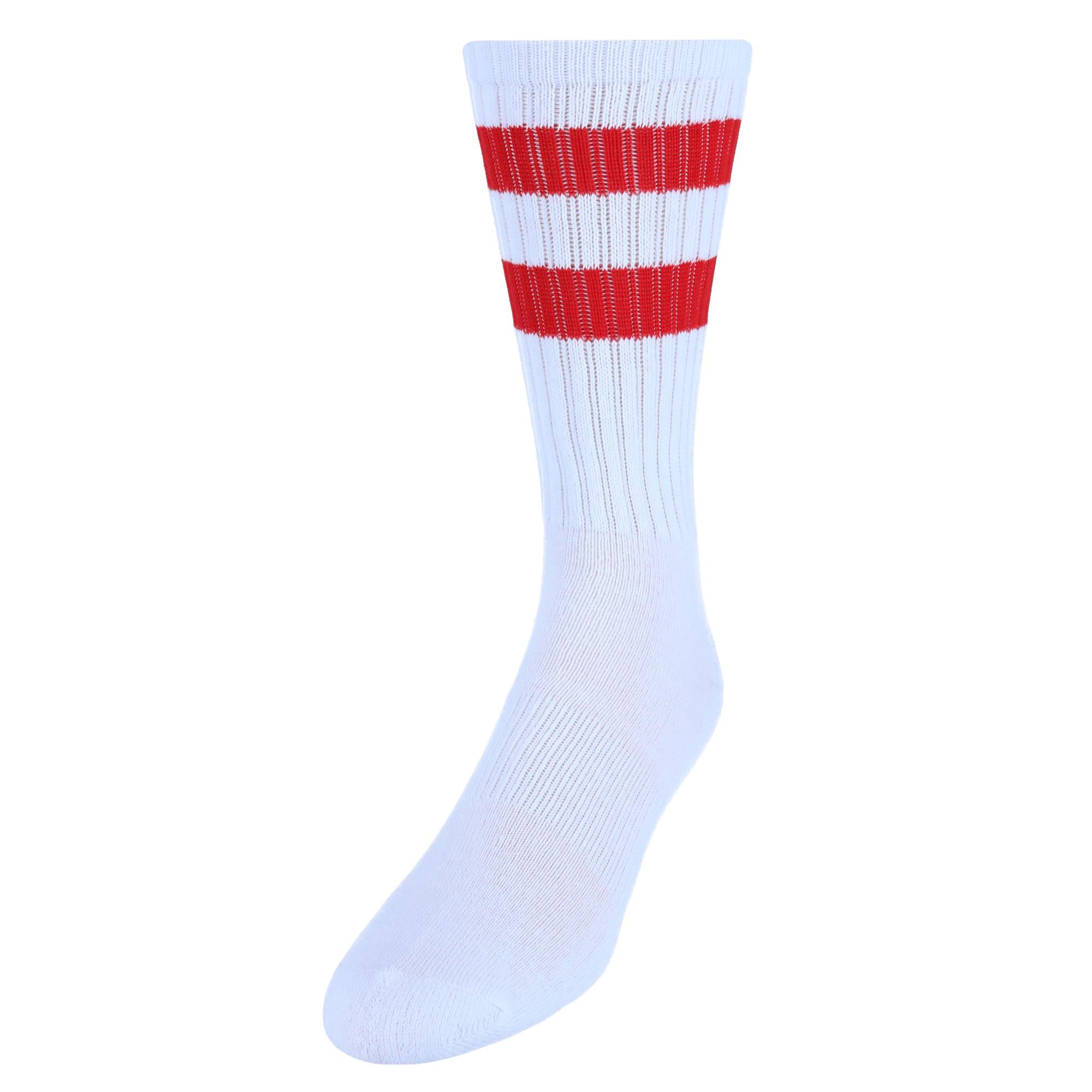 

Мужские носки в полоску (3 пары) CTM, цвет white with red stripes