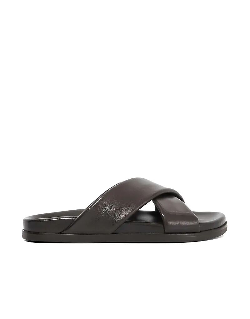 

Dune London Шлепанцы Isaacs в коричневом цвете