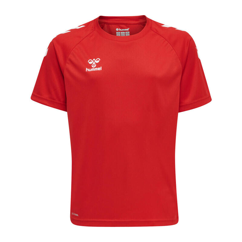 

Hmlcore Xk Core Tee Детская мультиспортивная футболка унисекс HUMMEL, цвет rot