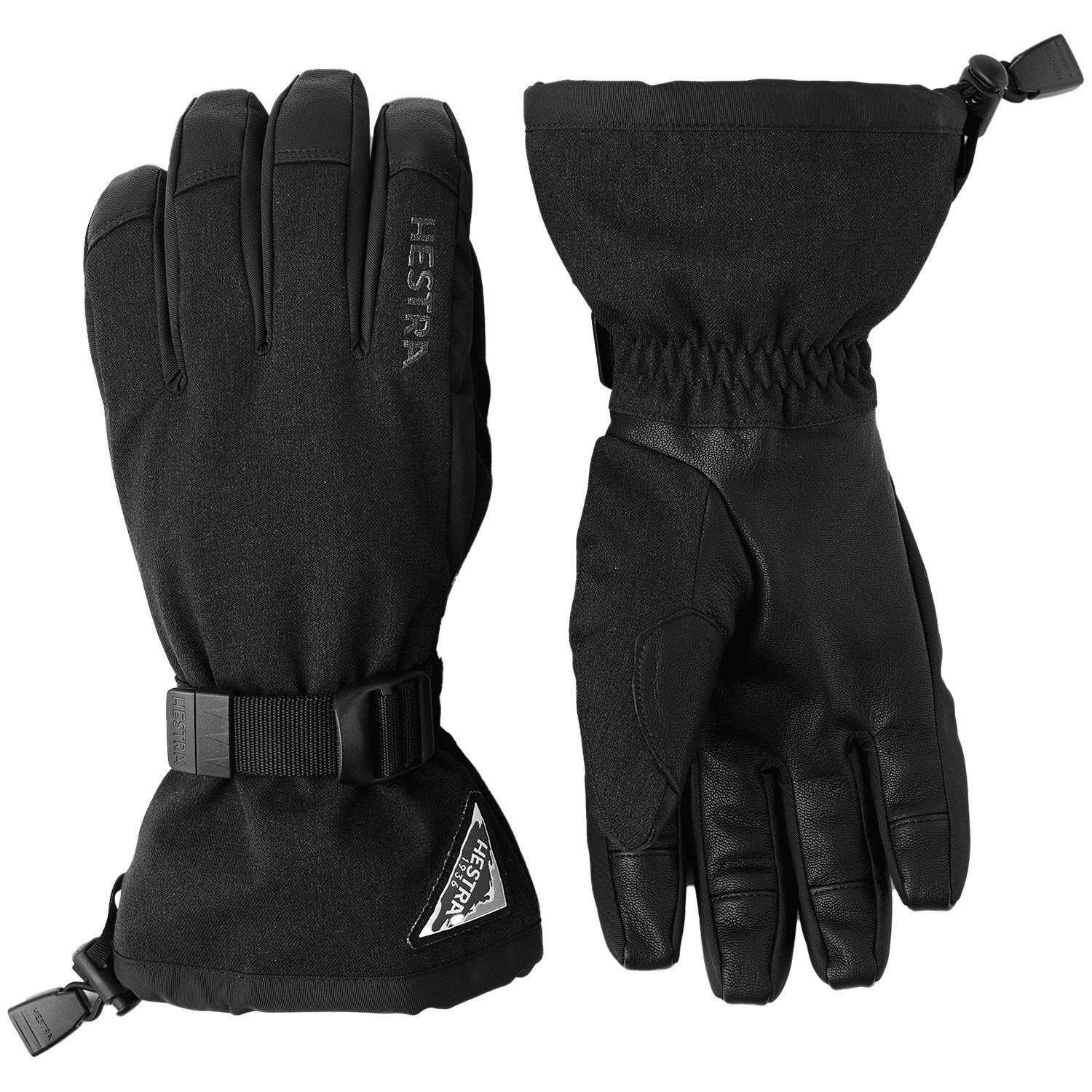 

Перчатки Hestra Powder Gauntlet 5 Finger, черный
