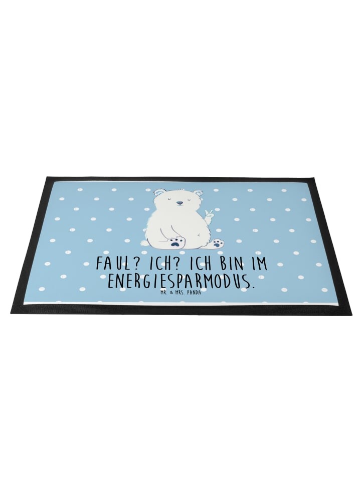 

Коврик для ног Mr. & Mrs. Panda, цвет blau pastell