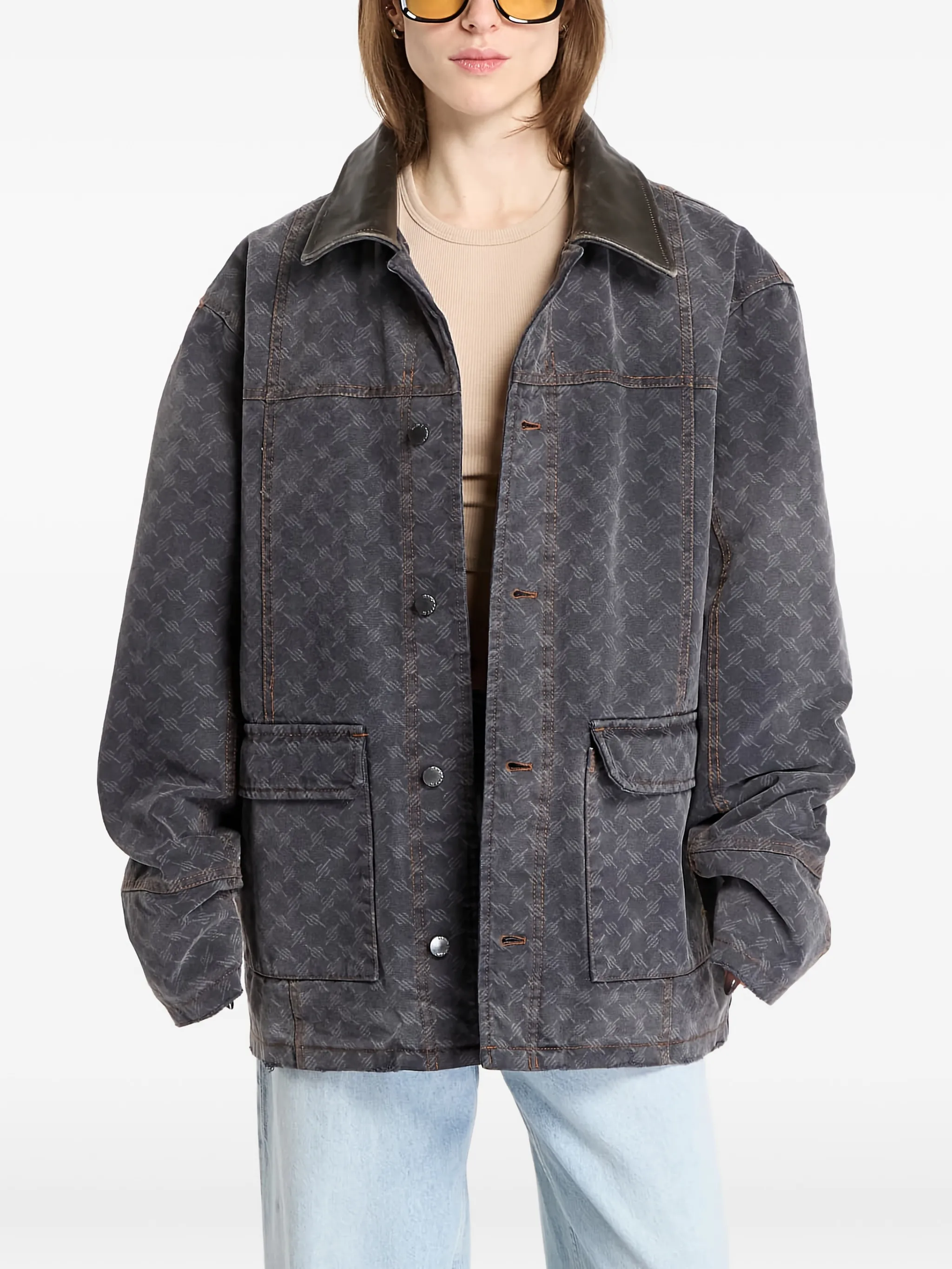 

Куртка для спецодежды с монограммой Daily Paper, серый