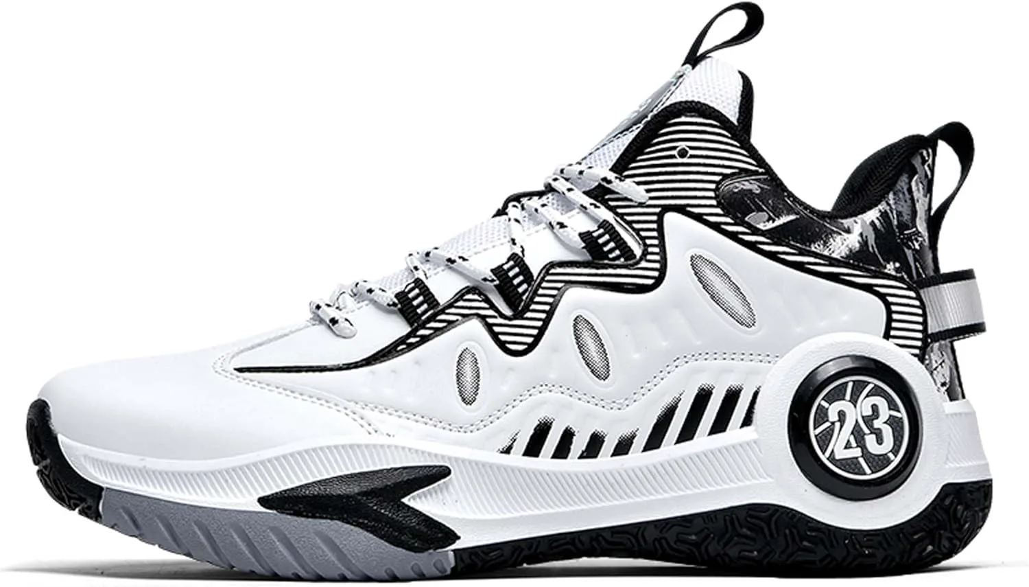 

Мужские и женские баскетбольные кроссовки средней высоты на шнуровке, нескользящие и дышащие, для бега, износоустойчивые, для активного отдыха на улице, легкие, для фитнеса и тренировок, кроссовки для бадминтона KSYVUCRD, белый