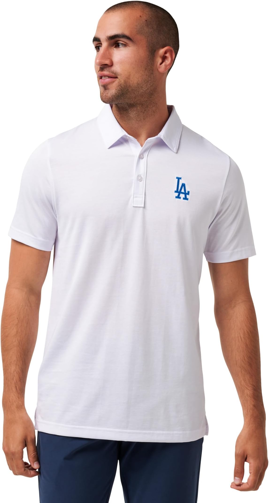 

Футболка TravisMathew Los Angeles Dodgers The Zinna Polo, белый