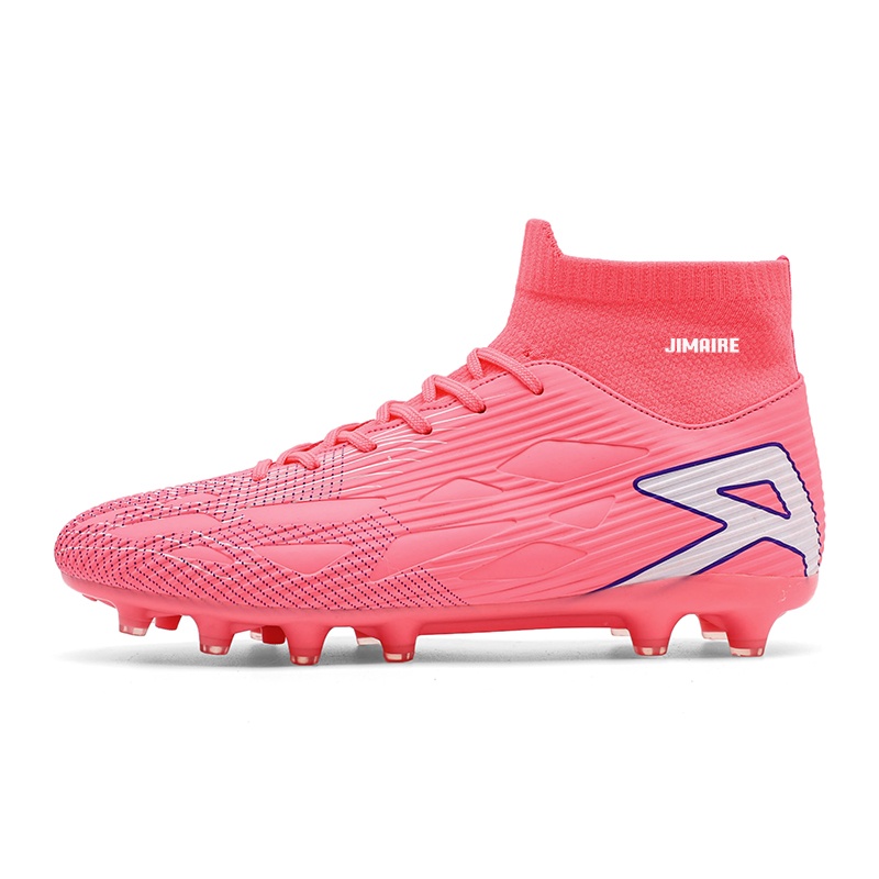 

King Jinmai Футбольные бутсы FG с длинными шипами унисекс розовые, цвет Pink Long Stud