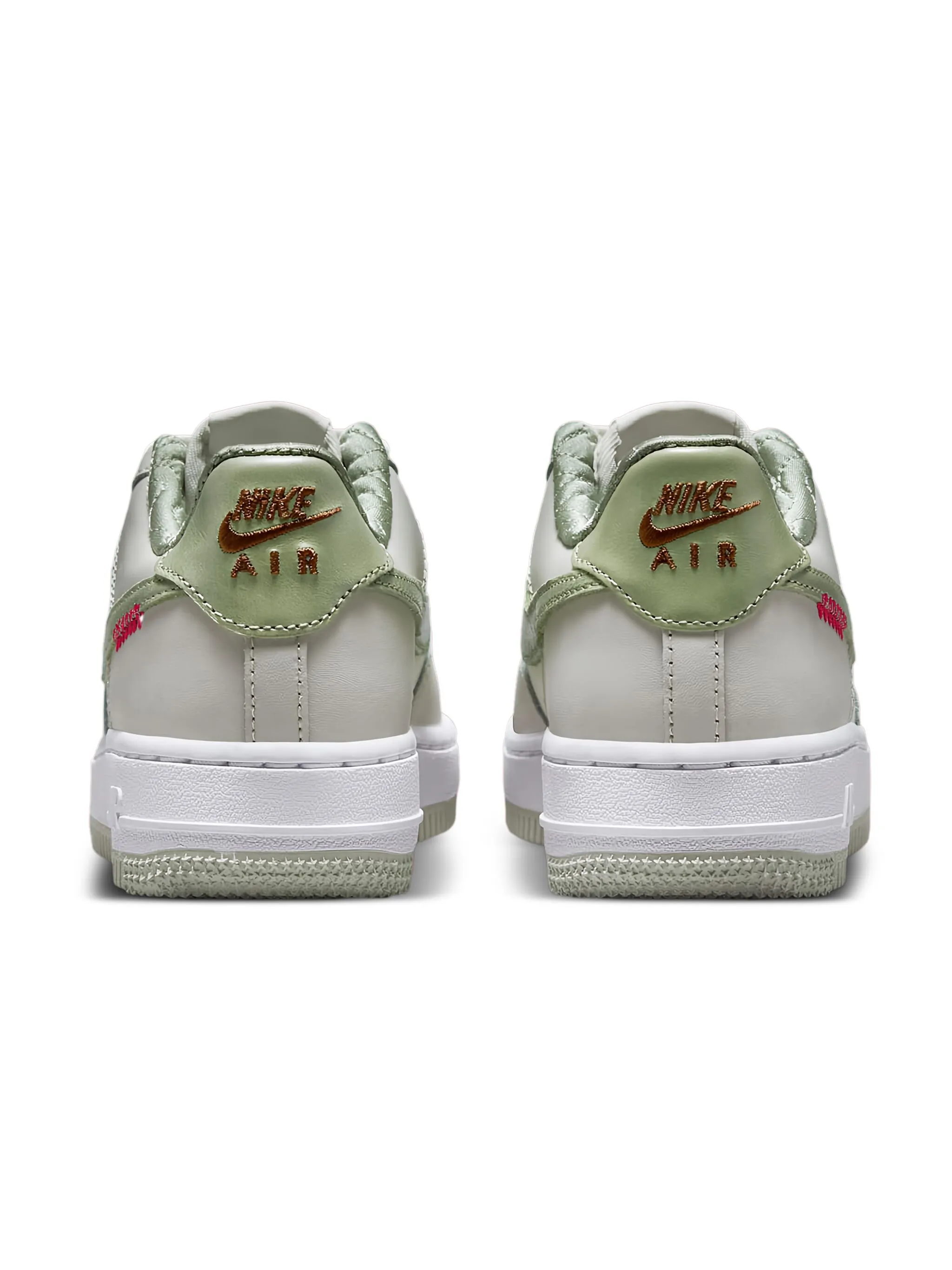Кроссовки Air Force 1 Low Year of the Snake - Sail/White/Light Bone/Olive Aura Nike Kids, белый — фото 4