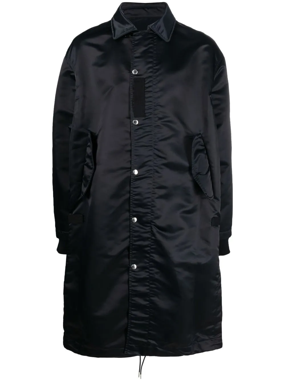 

Длинное пальто на кнопках SACAI, синий