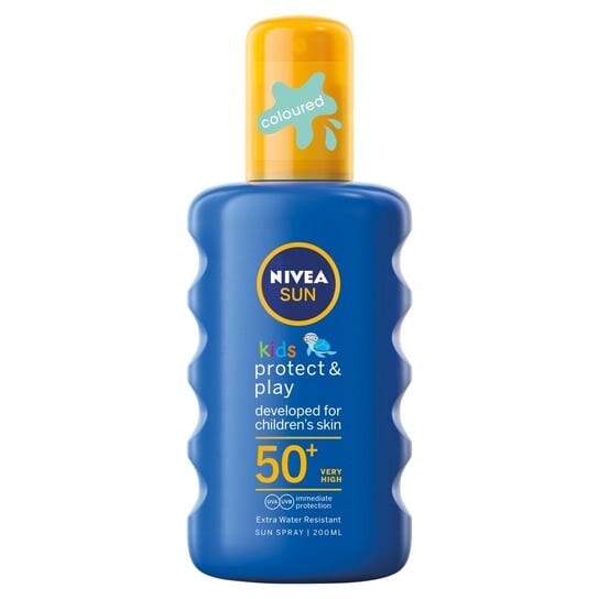 

Увлажняющий солнцезащитный спрей для детей SPF50, 200 мл Nivea, Sun Kids Protect & Play