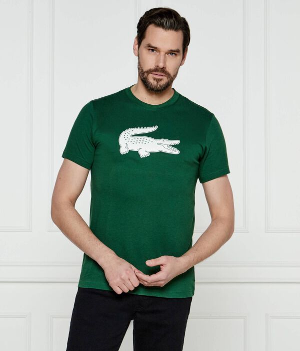 

Футболка мужская Lacoste с крокодилом, зеленый