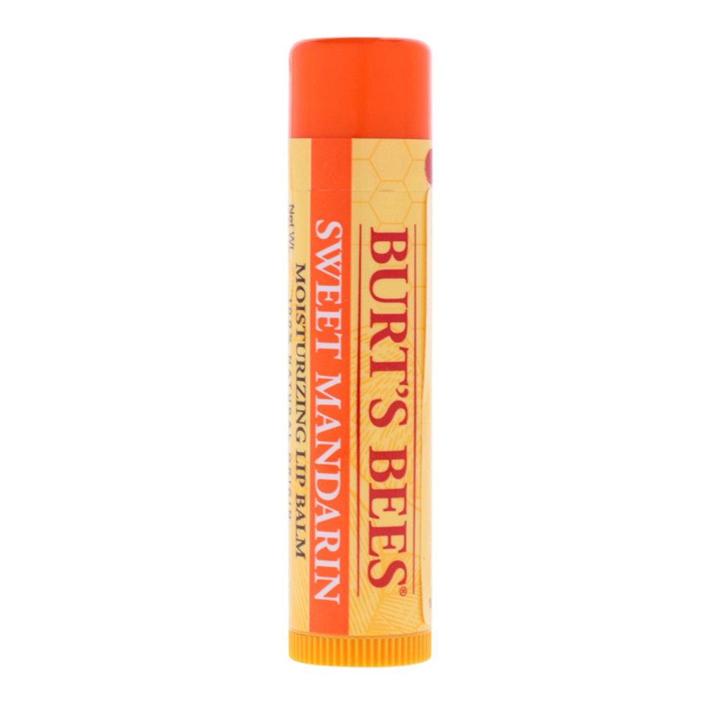 Увлажняющий бальзам для губ Sweet Mandarin от Burts Bees, подходит как для мужчин, так и для женщин - 0,15 унции, прозрачный — фото 2