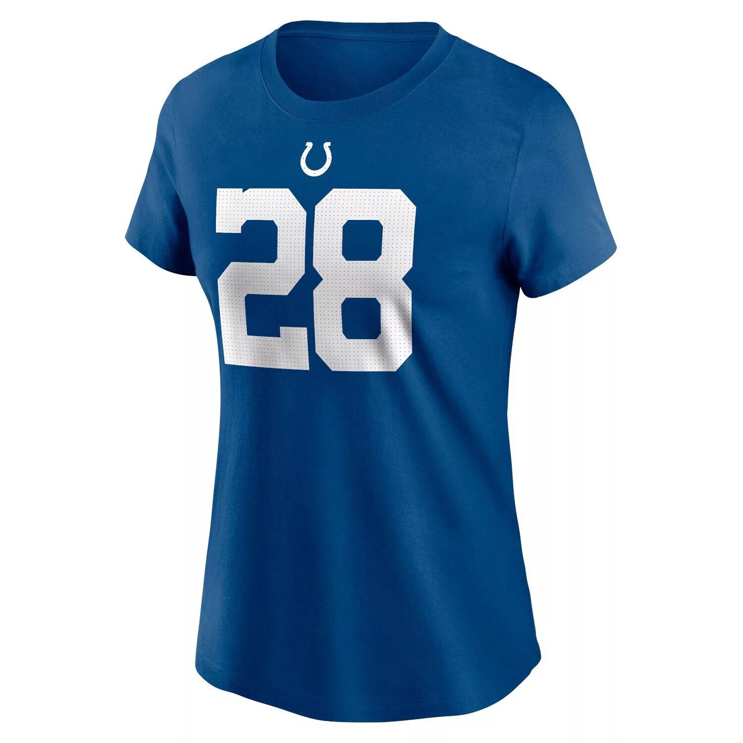 Женская футболка Nike Jonathan Taylor Royal Indianapolis Colts с именем и номером игрока Nike — фото 2