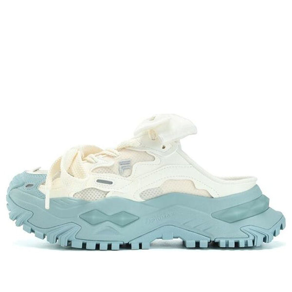Тапочки bianco mule slippers 'white blue' Fila Fusion, синий