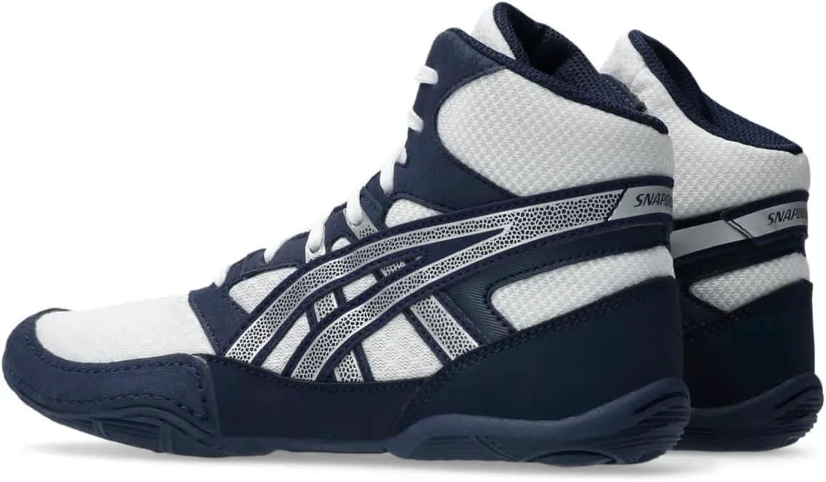 Детские кроссовки ASICS Unisex-Child Snapdown 4 Gs, серебряный — фото 4