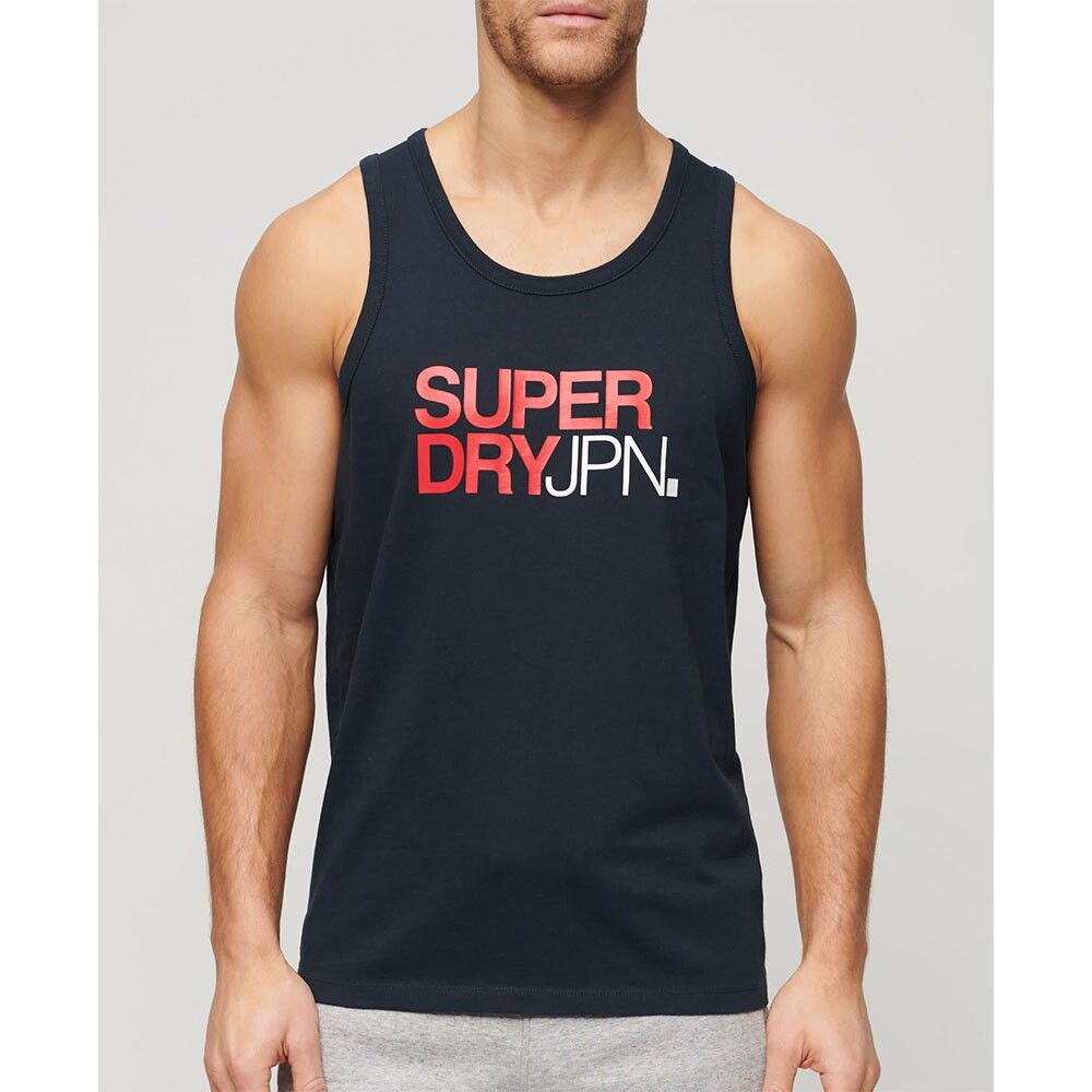 

Жилет Superdry Sportswear Logo Relaxed Vest, синий