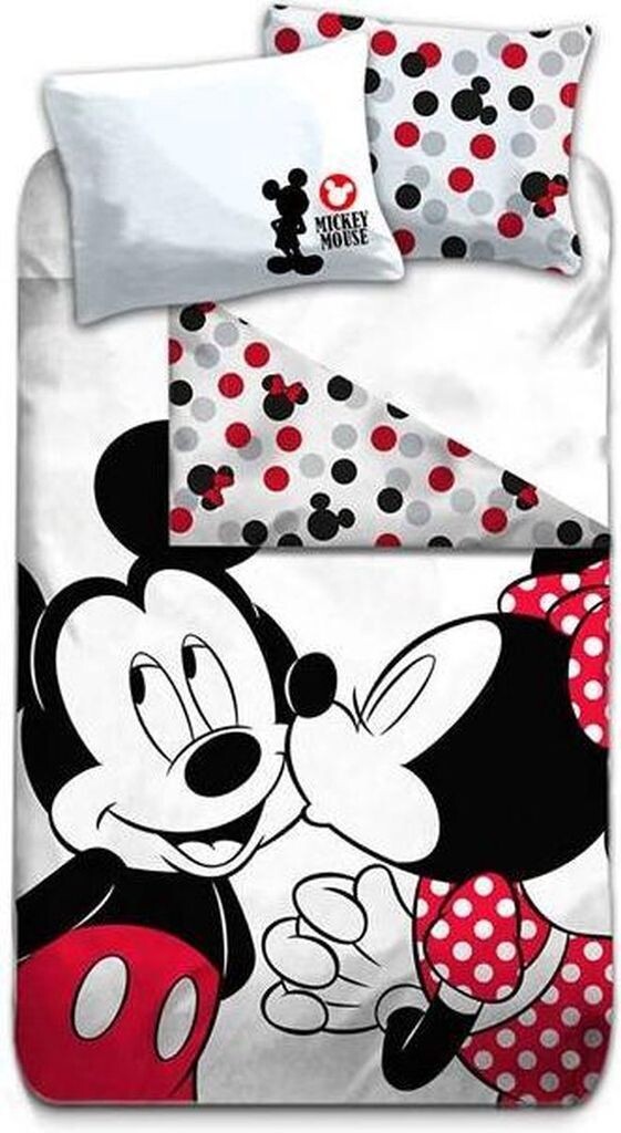 

Пододеяльник Mickey & Minnie 140 х 200 см белый/красный Aymax
