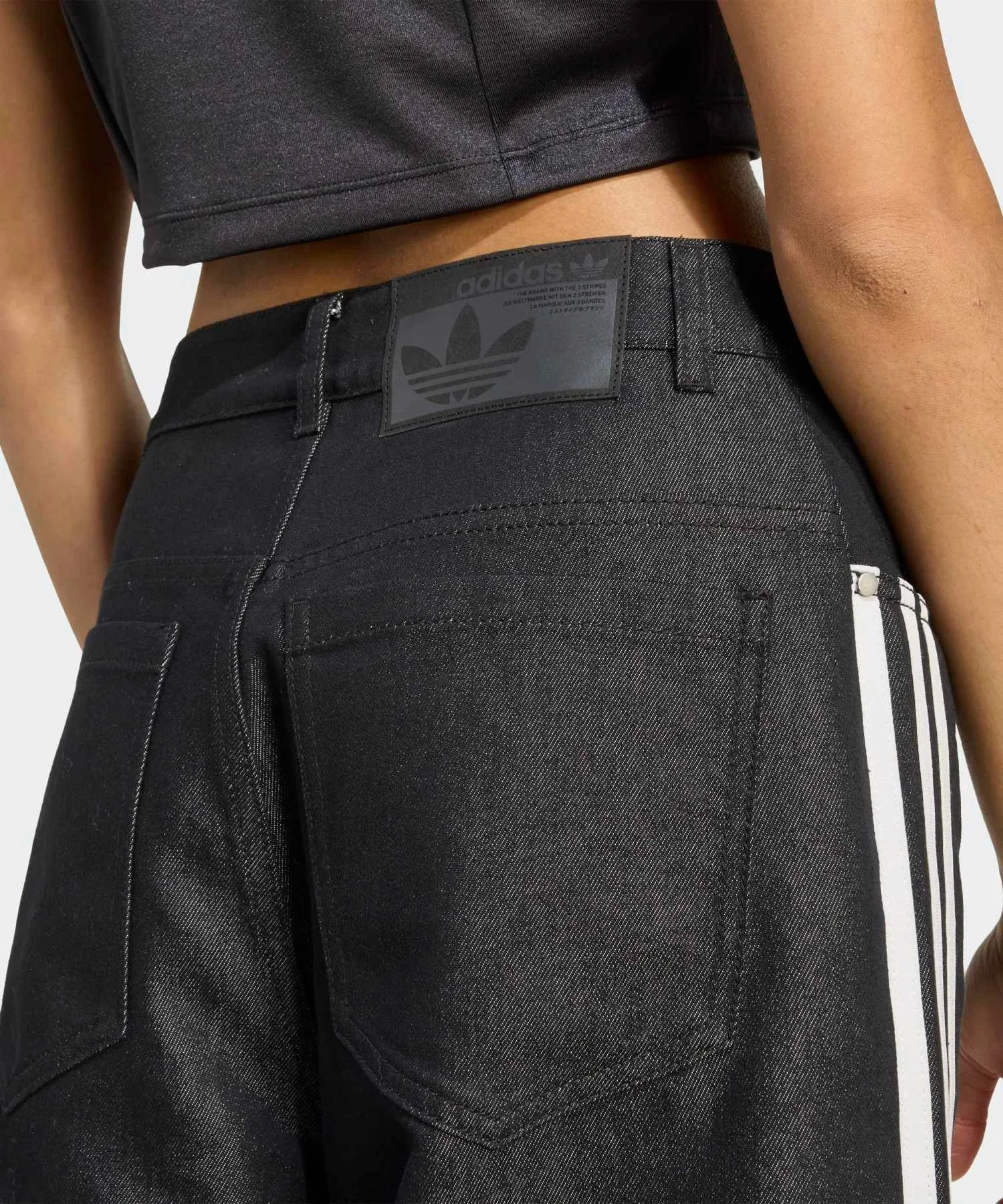 Джинсовые брюки Adilenium Season 4 Teamgeist Baggy Shine / adidas Originals — фото 4