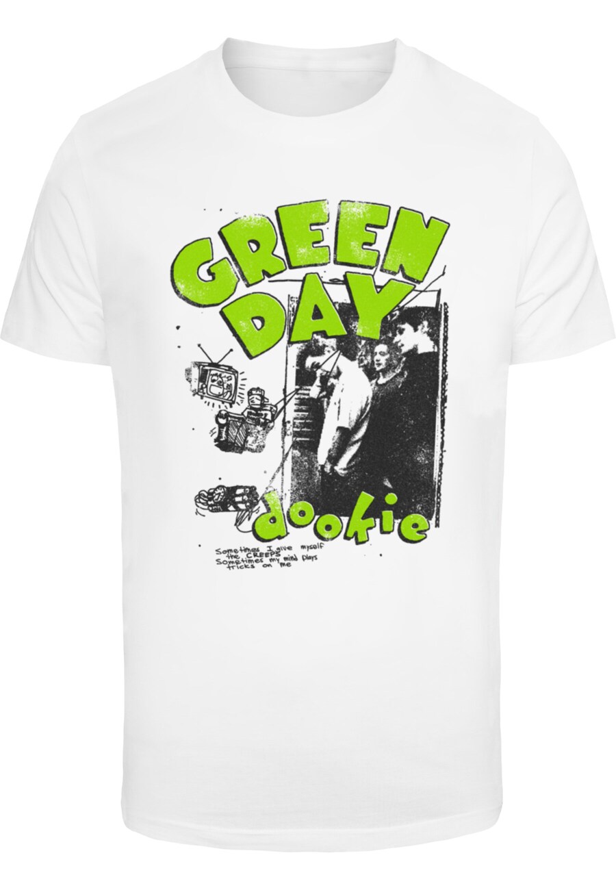 

Рубашка Merchcode Green Day Dookie Sketched Up, белый