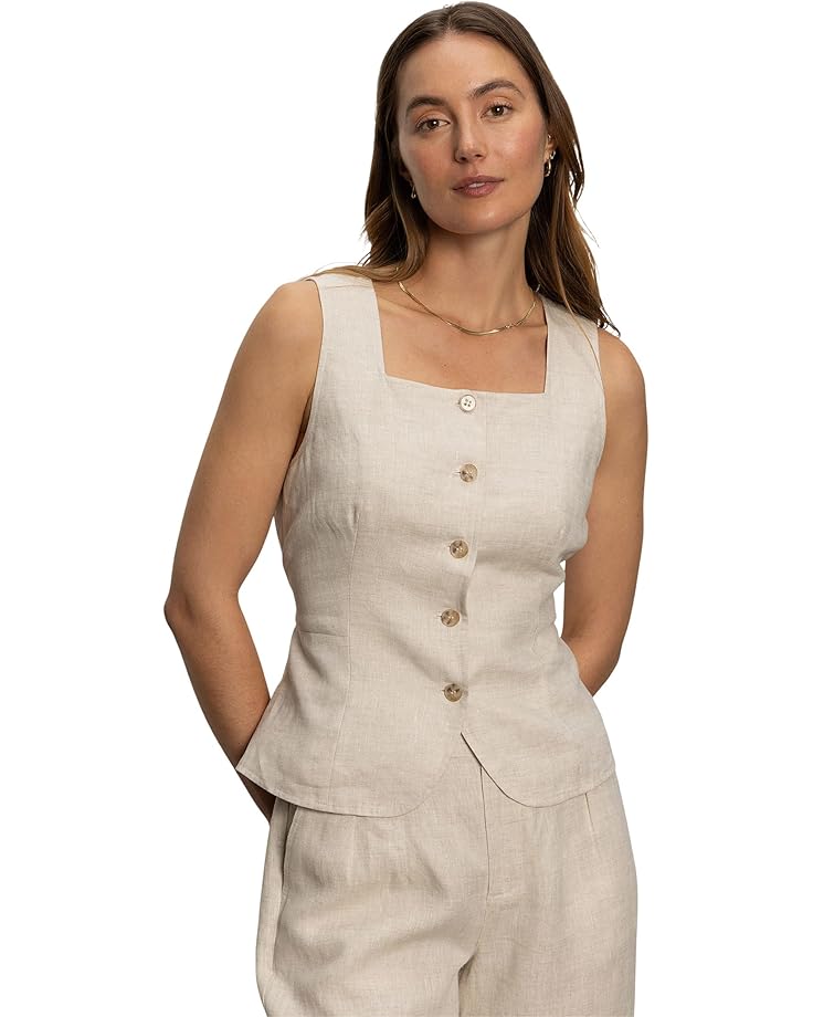

Жилет Sanctuary Outsmart Square Neck Vest, цвет Flax