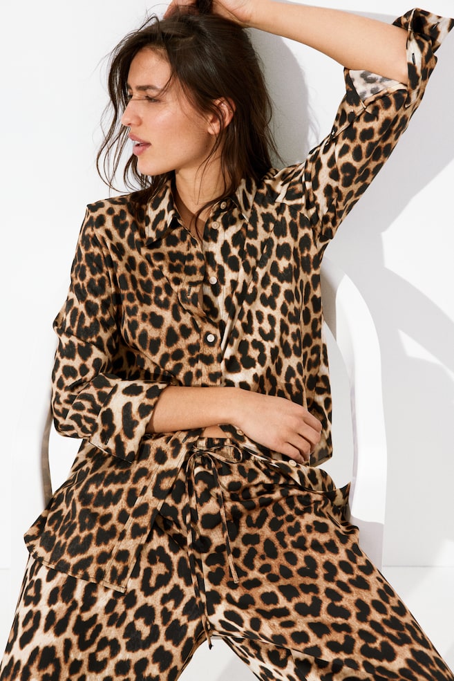 

Блузка из твила H&M, мультиколор