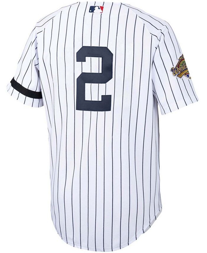 Мужское белое аутентичное домашнее джерси New York Yankees Cooperstown Collection 1996 года Mitchell & Ness, белый — фото 4
