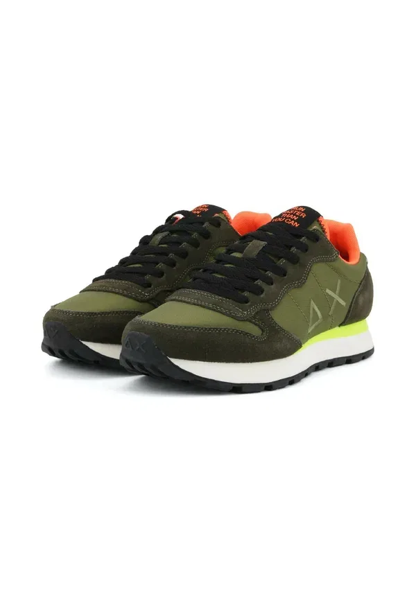 Кроссовки Tom fluo trainers Sun68, militare, военный — фото 2