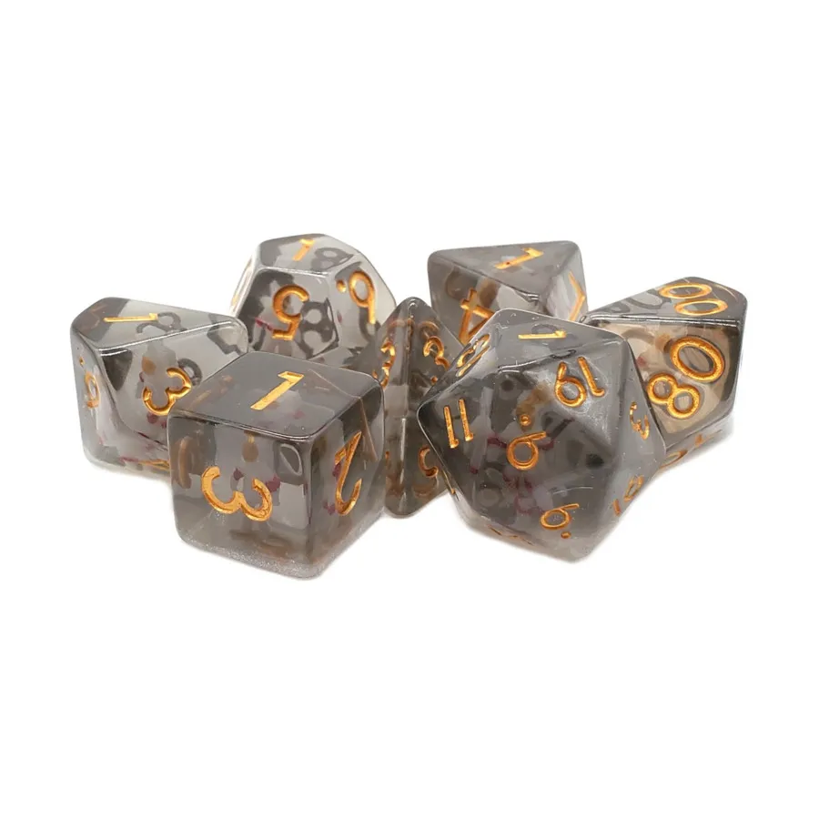 

Поликомплект «Астронавт» с золотом (7), Acrylic-Resin Dice - Infused