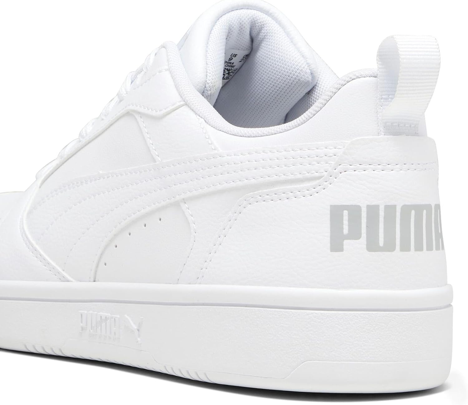 Мужские низкие кроссовки PUMA, белый/светло-серый — фото 4