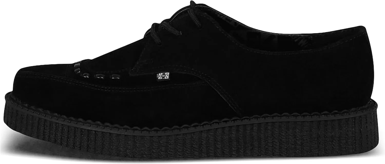 Мужские и женские туфли TUK Pointed Creeper на шнуровке T.U.K, черный/черный — фото 2