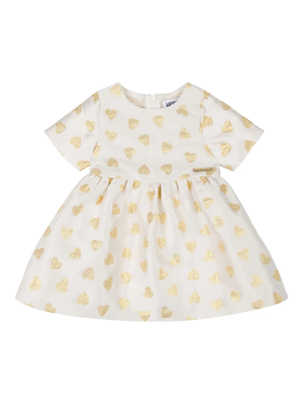 

Платье с принтом Moschino Kids, нейтральный