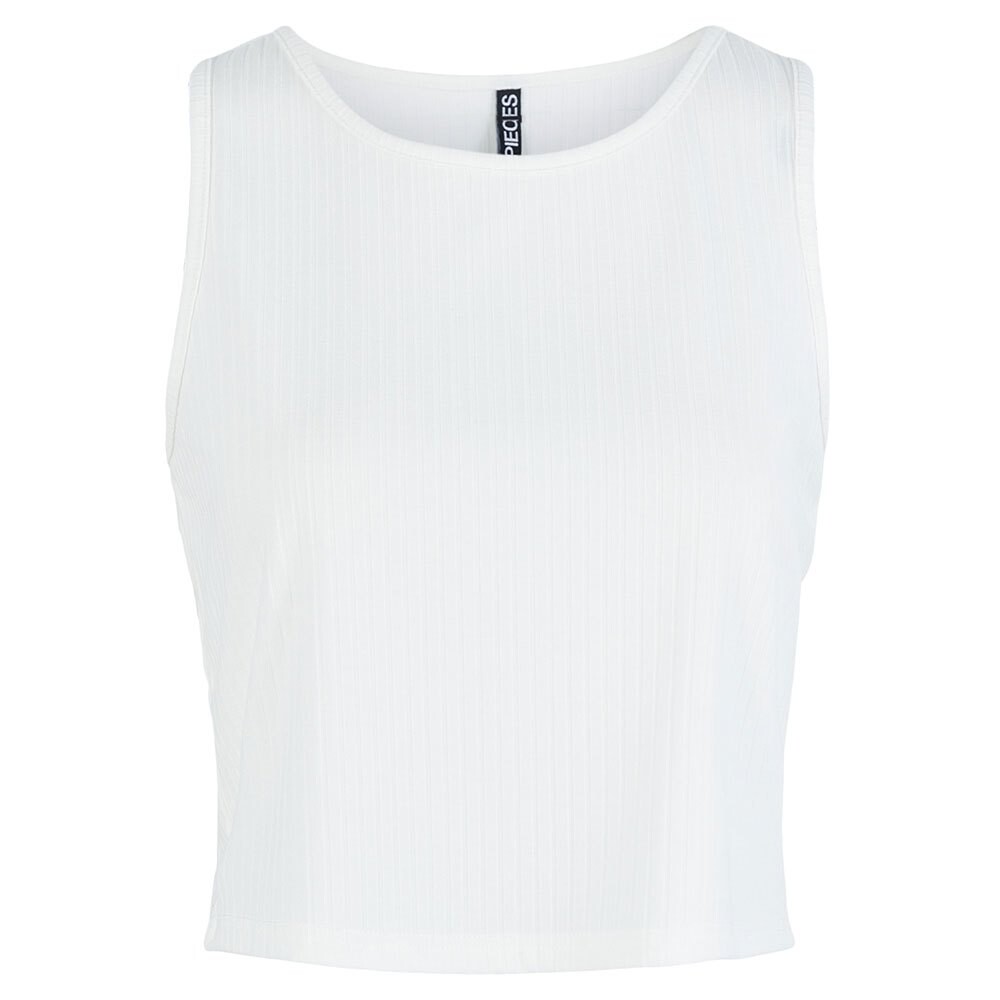 

Футболка без рукавов Pieces Kylie Crop, белый