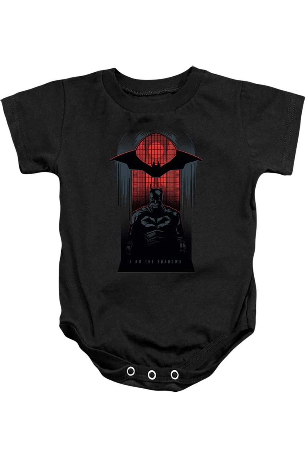 

Детский комбинезон "Бэтмен: Я - тень" Gildan, черный