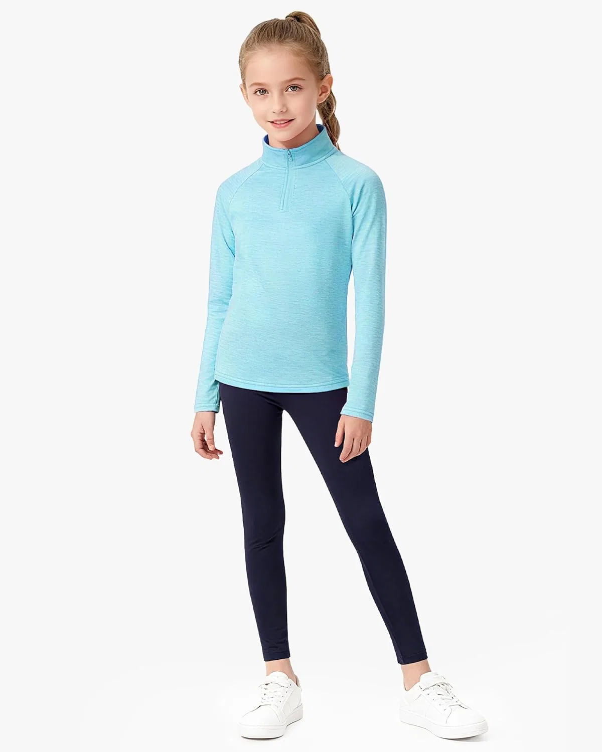 Футболка с длинным рукавом Quick Dry Athletic, ZUEMET, Light Blue — фото 2