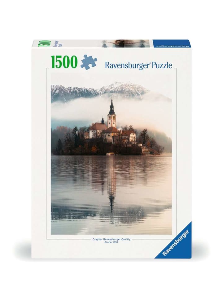 

Пазл Ravensburger, 1500 деталей, «Остров желаний», Блед, Словения (цветной)
