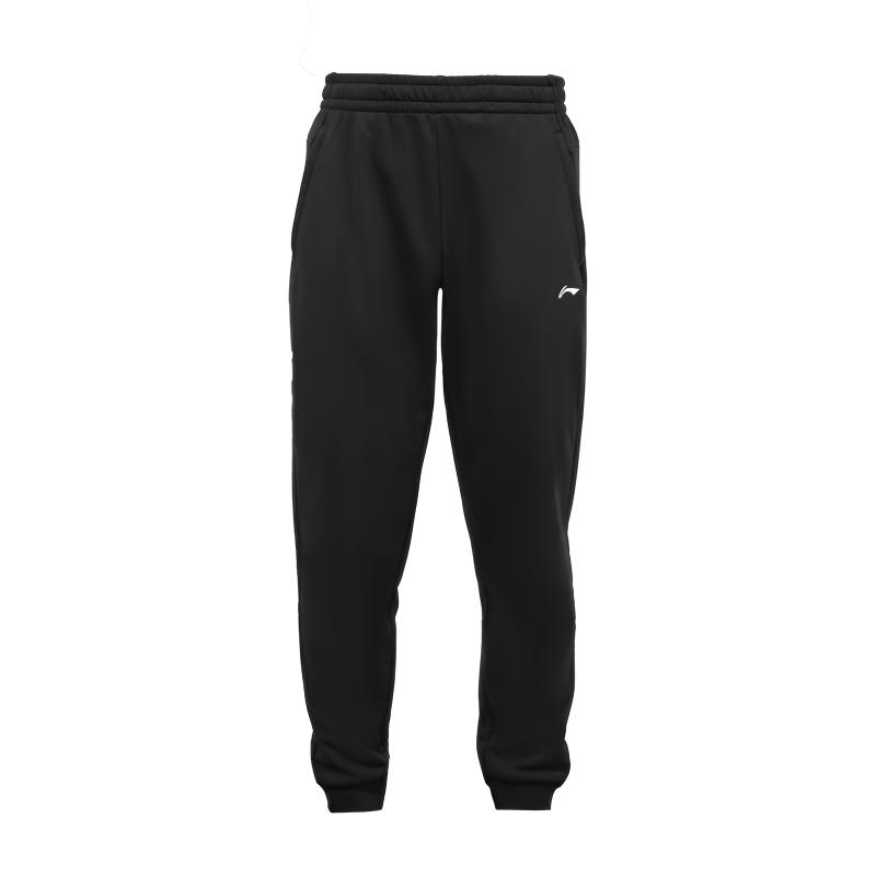 

LINING Трикотажные спортивные штаны мужские черные