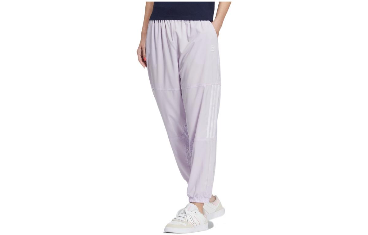 

Вязаные спортивные брюки женские фиолетовые Adidas Neo