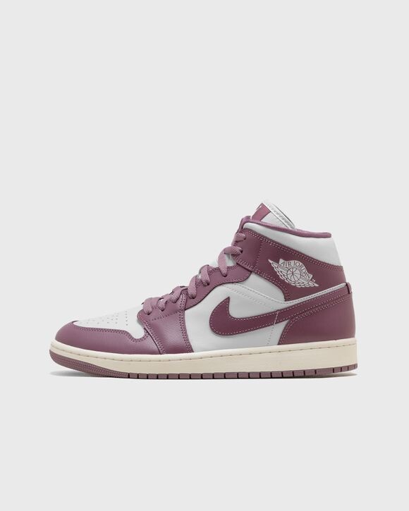 

Кроссовки Jordan Air Jordan 1 Mid Wmns, цвет pure platinum/sky j mauve-sail