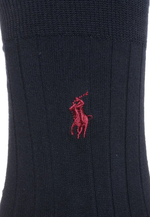 Носки гольфы Ribbed Polo Ralph Lauren, темно-синий — фото 2