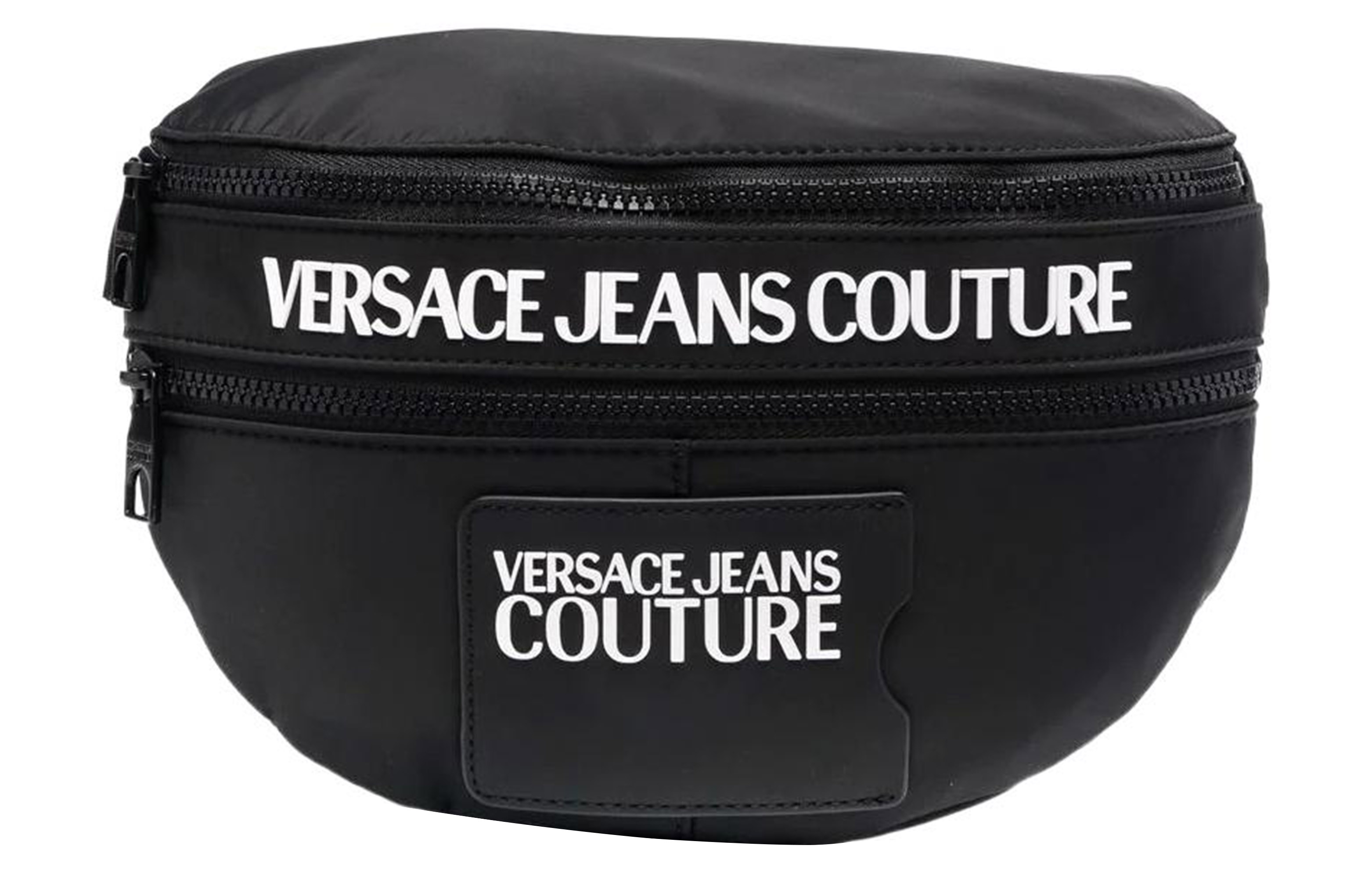 

VERSACE JEANS COUTURE Чёрный поясная сумка из полиэстера с полиуретаном и нейлоном для мужчин