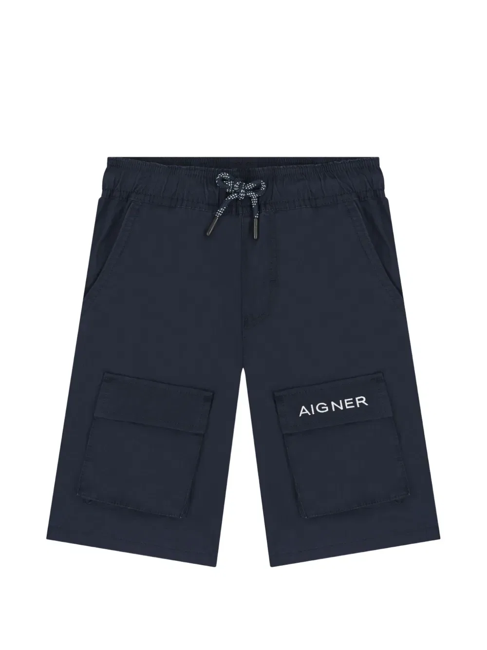 Шорты с карманами и завязками Aigner Kids, синий