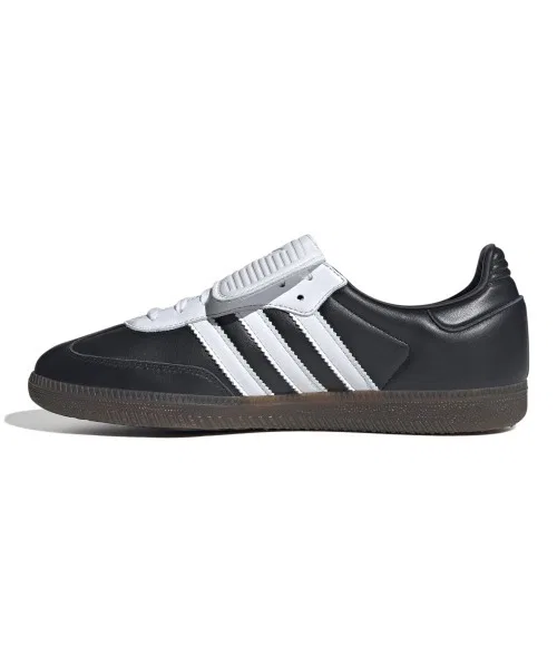 Мужские/женские кроссовки из кожи adidas Originals SAMBA LT чёрные — фото 4