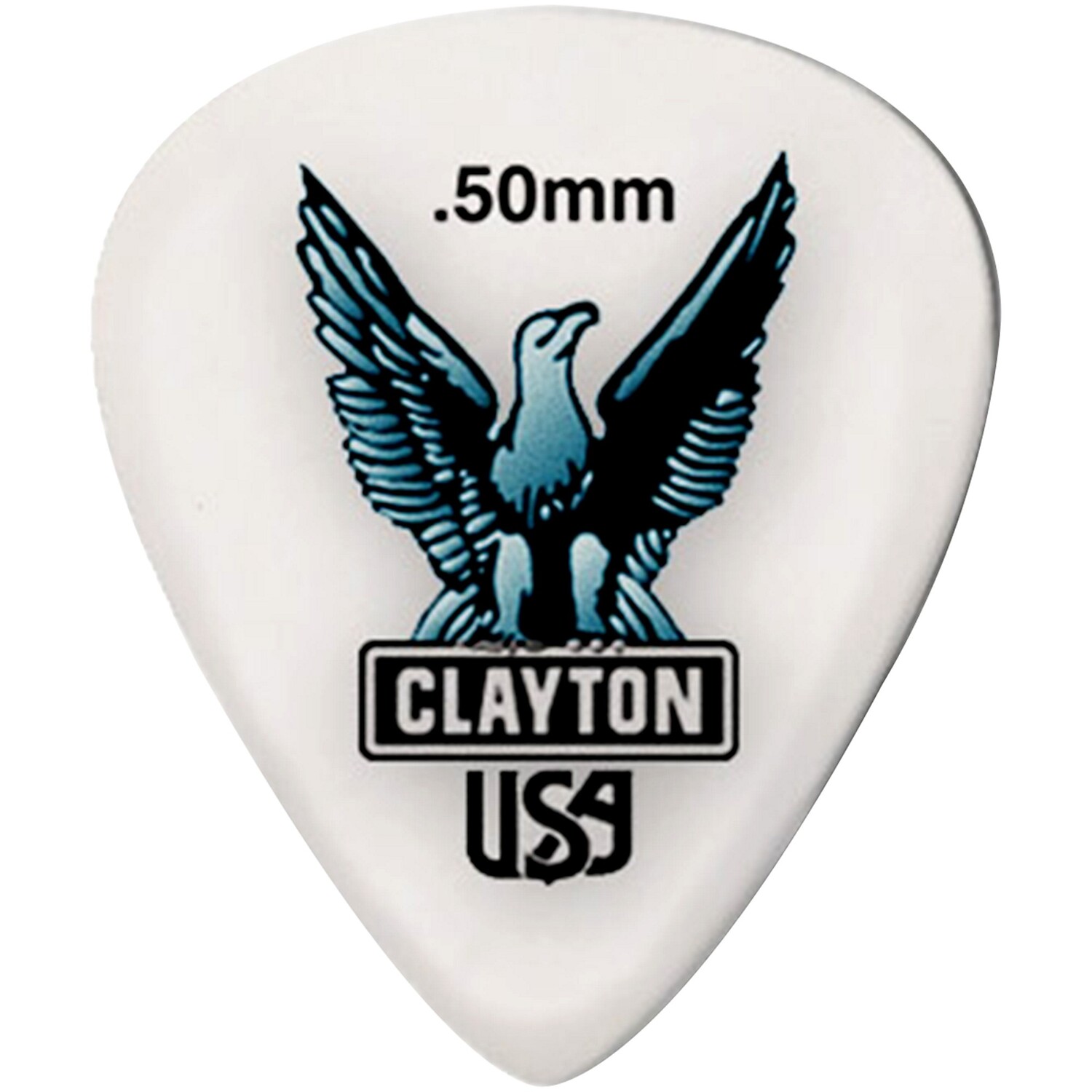 

Стандартные медиаторы для гитары Clayton Acetal 0,50 мм, 1 дюжина